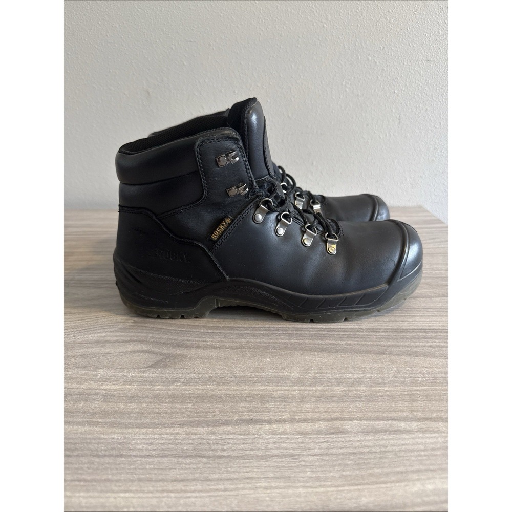 Rocky Work Smart 5 Inch Waterproof Composite Toe Work Mens Black RKK0244 Sz 9.5W